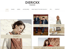 Tablet Screenshot of dierickx-fashion.be
